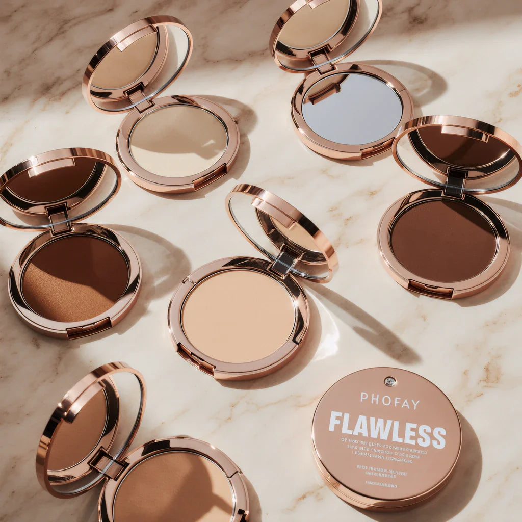 PHOFAY Matte Setting Pressed Powder