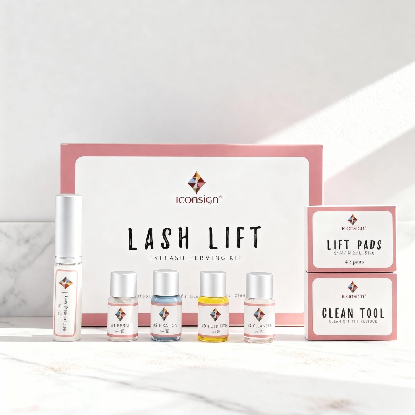 ICONSIGN Lash Lift Kit Lash Lifiting Eyelash Perming Kit Lash Curling Enhancer Eyes Makeup Tools